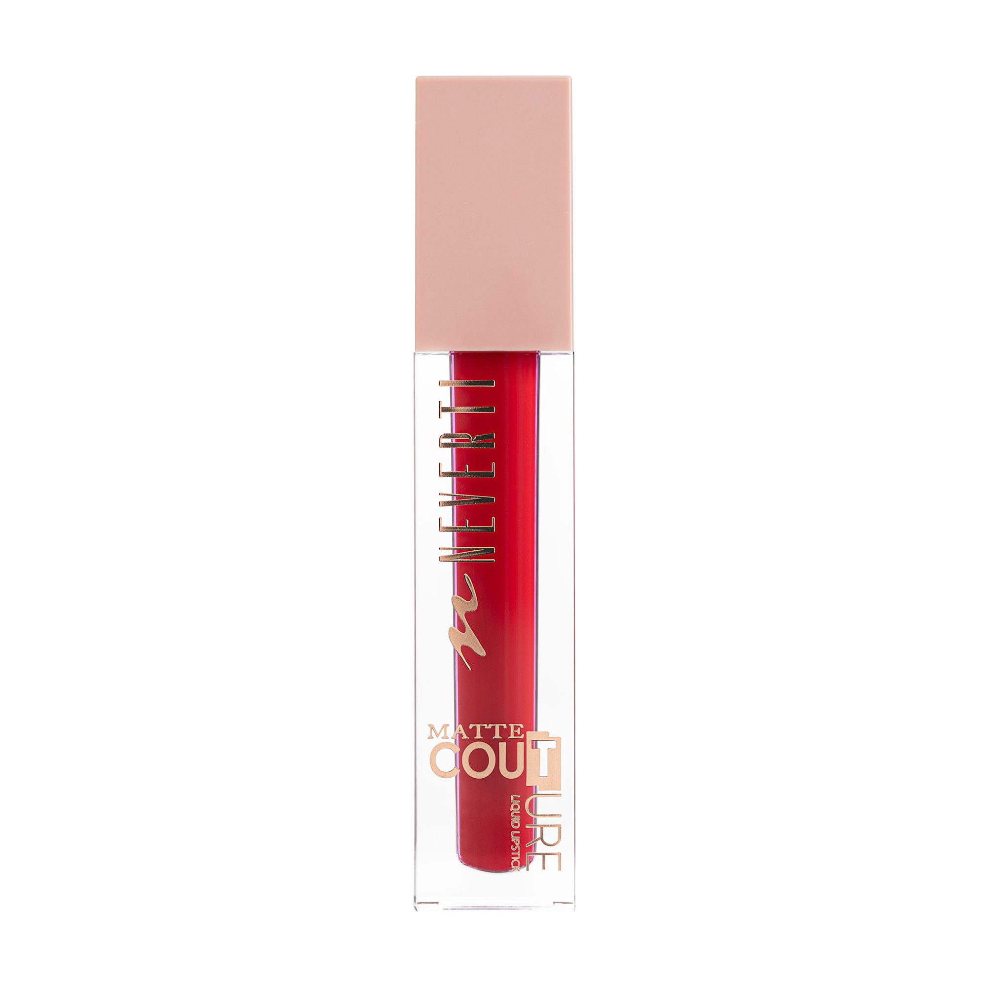 Рідка матова помада для губ Neverti Matte Couture Liquid 110 Tango Red, 4.5 мл